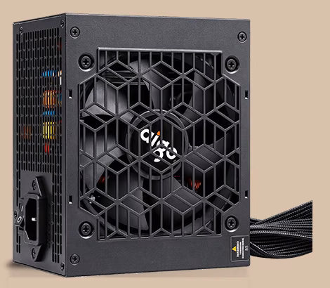 Zinc-coated steel plate shell detail of the TY550 power supply