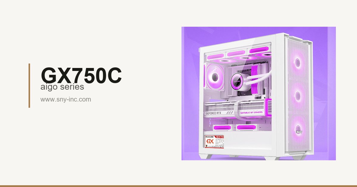 Nova GX750C wide-body ATX case with mesh front
